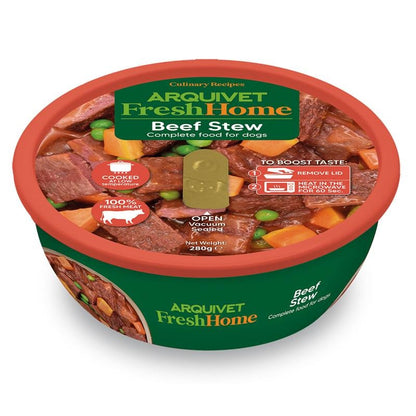 VARIETY PACK Fresh Home Stews Nassfutter für Hunde 6 x 280 g Arquivet
