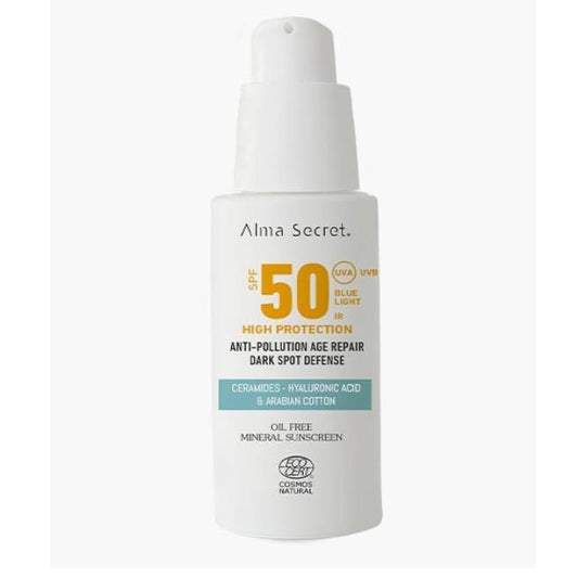 Krem przeciwsłoneczny do twarzy SPF 50 z ceramidami Alma Secret 50 ml