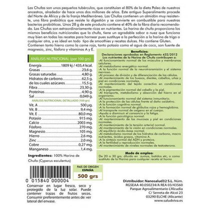 Salud Viva Erdmandelmehl 500g