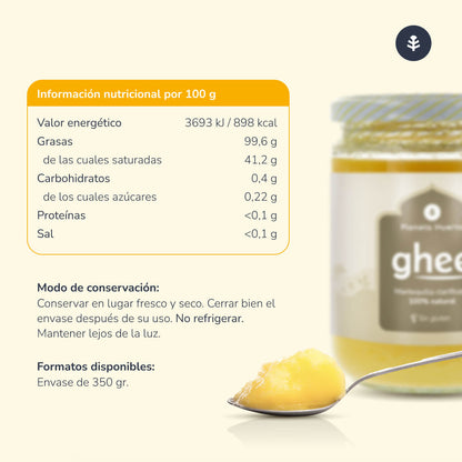 Confezione 3xGhee burro chiarificato ECO Planeta Huerto 500 gr