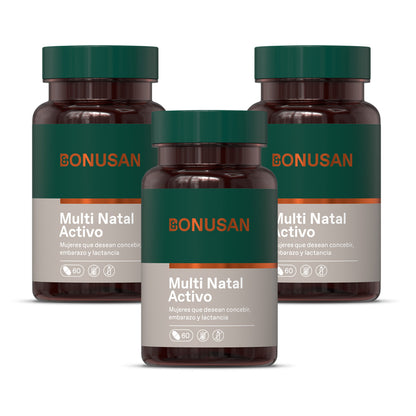 Bonusan Multi Natal Active Pack of 3 x 60 Tablets