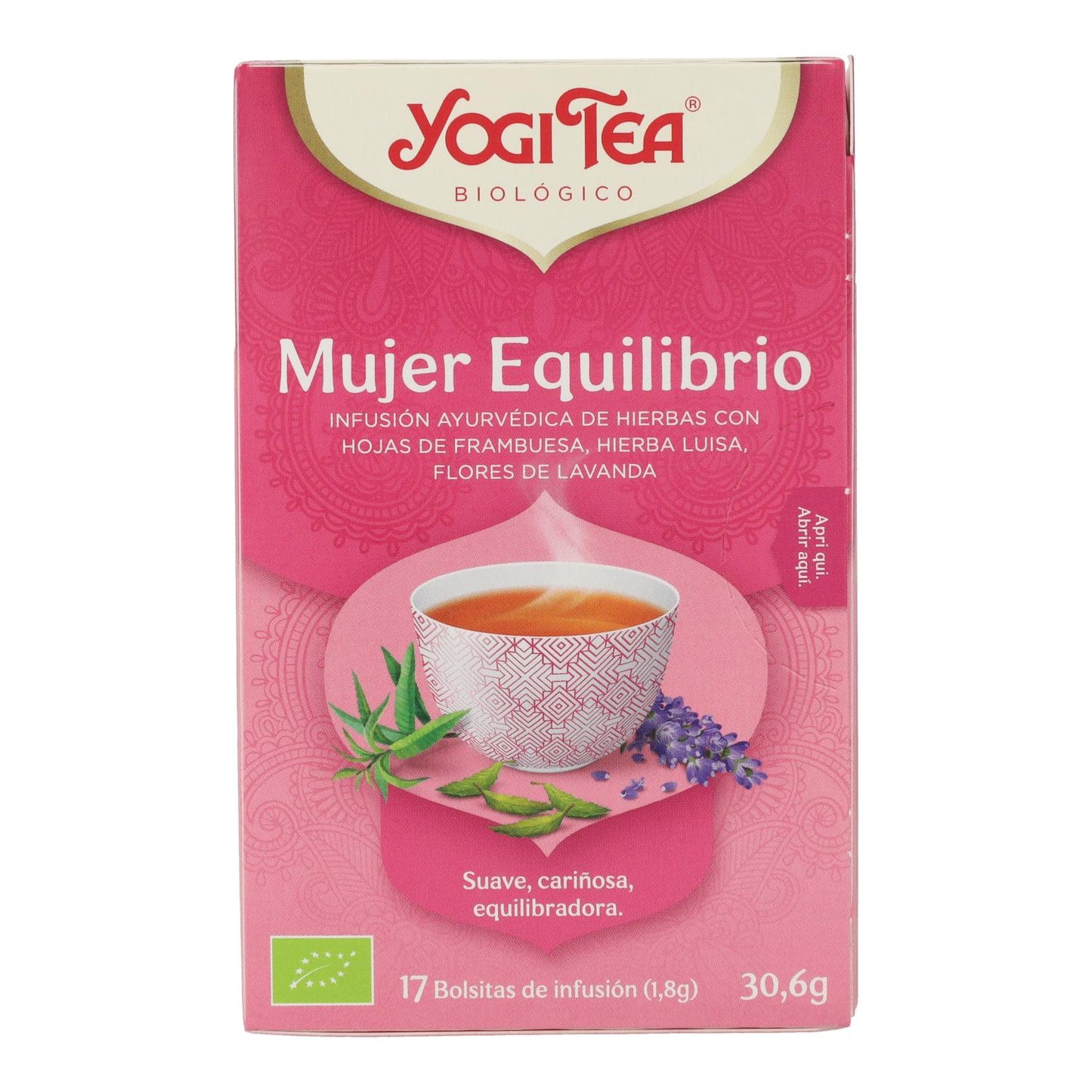 Thé Yogi BIO Équilibre Féminin, 17 sachets