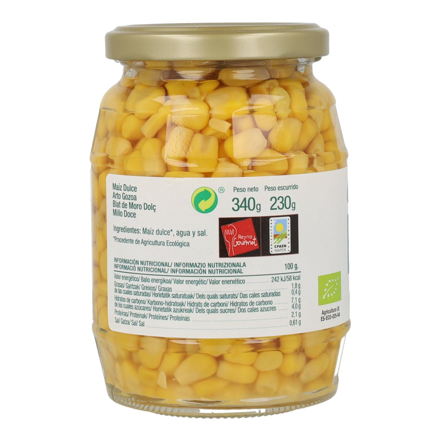Ekolo Bio-Zuckermais 210 g