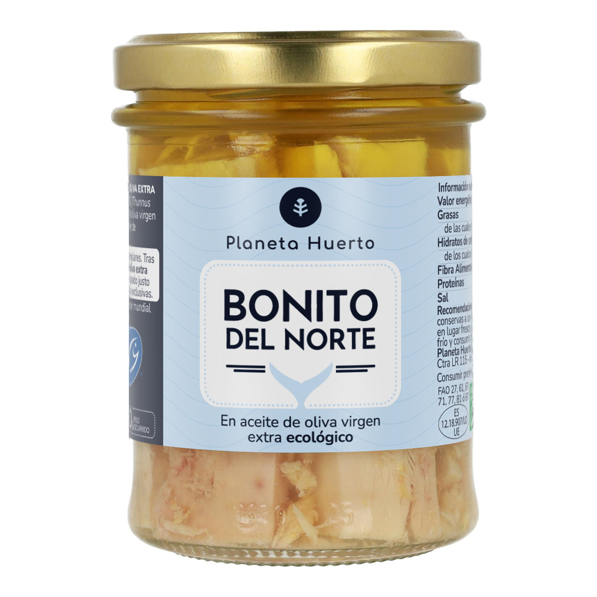 Weißer Thunfisch in Olivenöl ECO Planeta Huerto 200 g