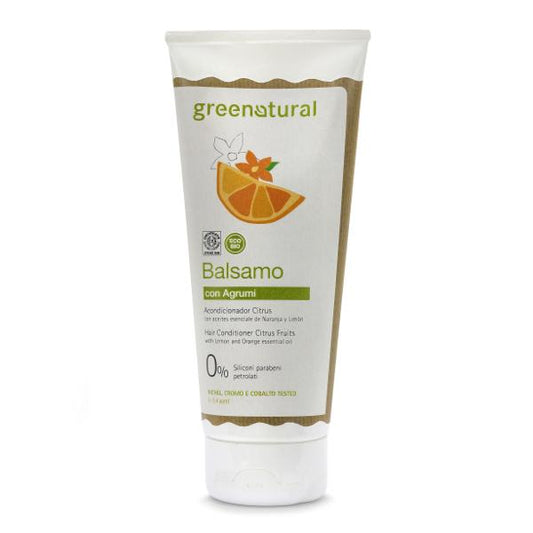 Ekologisk hårbalsam med citrus, Greenatural 200 ml