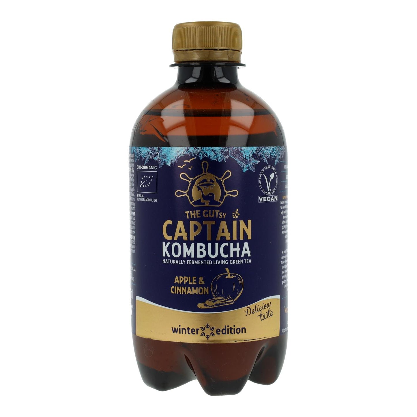 Captain Kombucha Apple & Cinnamon "Vinterutgåva" 400 ml