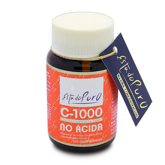 Vitamina C-1000 non acida  Estado Puro Tongil 100 compresse