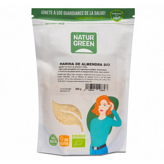 Glutenfreies Bio-Mandelmehl NaturGreen 300 g