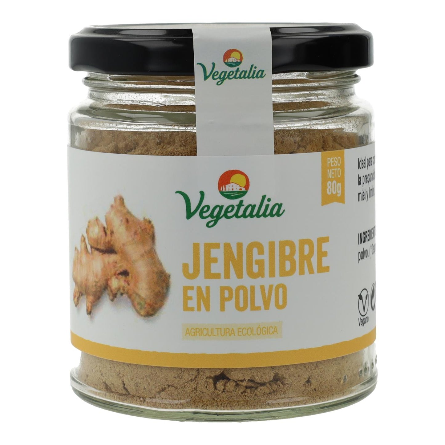 Gingembre en poudre Bio Vegetalia 80 g