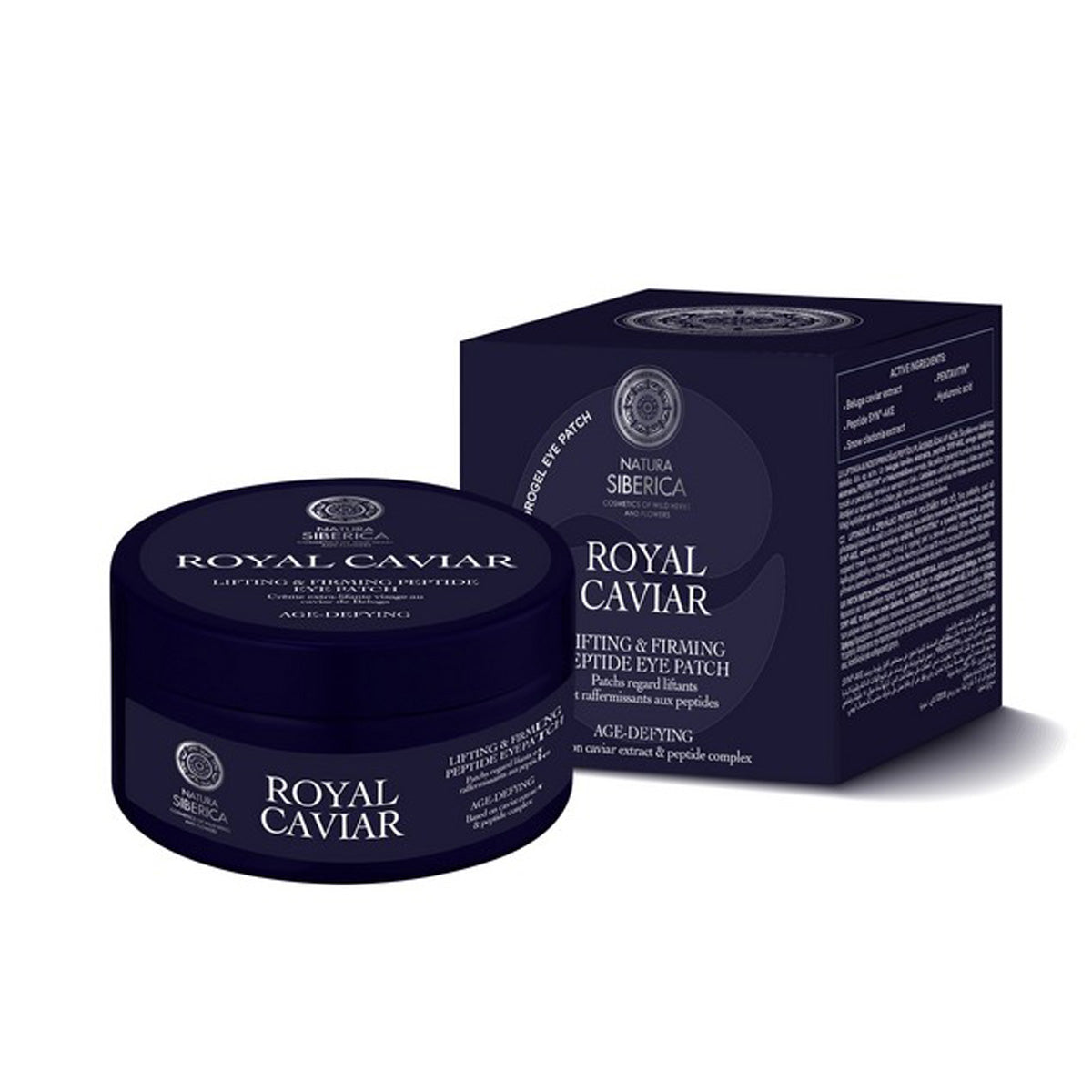 Royal caviar uppstramande ögonmasker, Natura siberica, 60 st