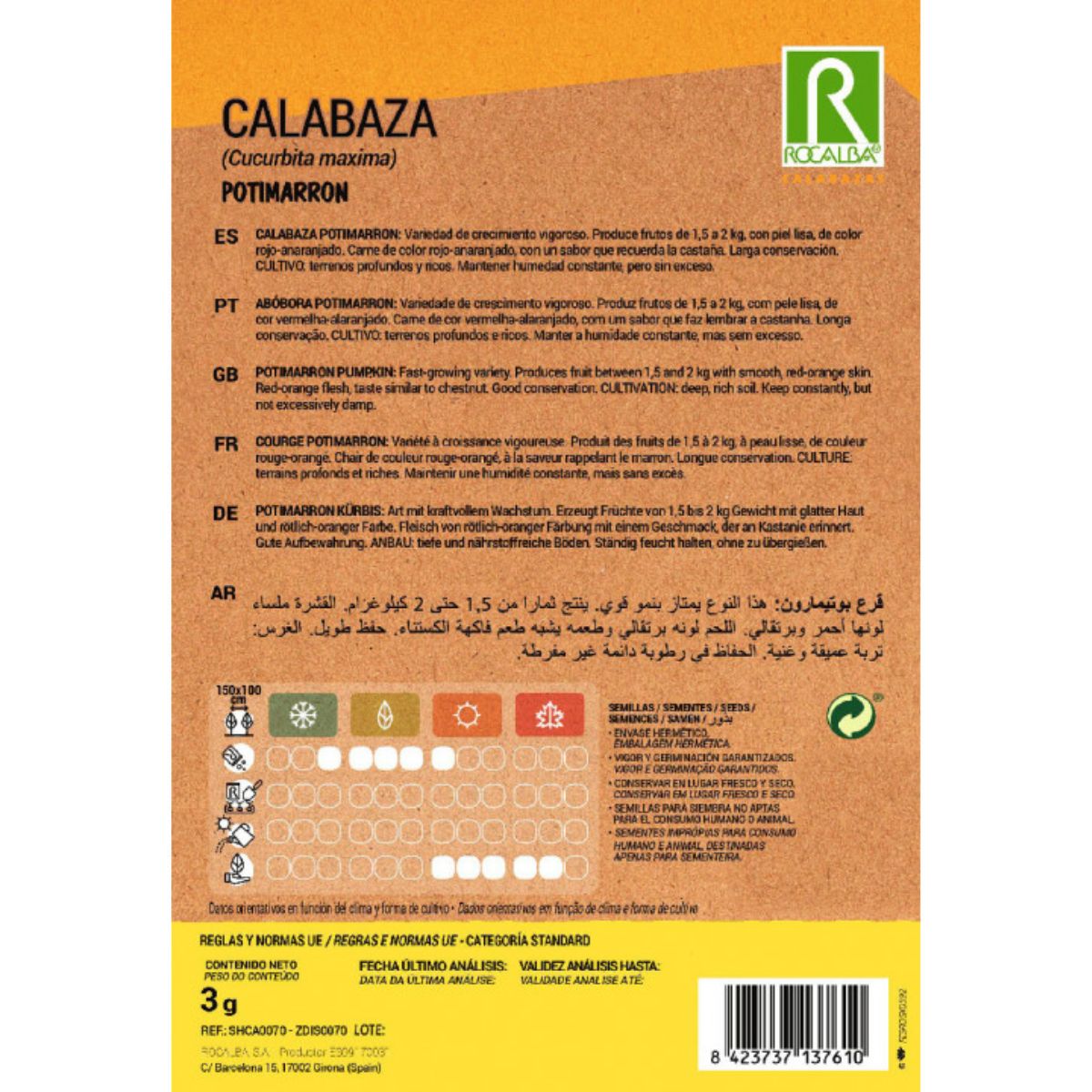 Nasiona dyni potimarron