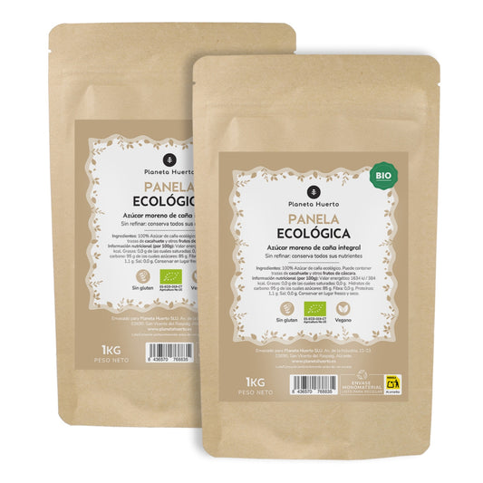 Opakowanie 2 x ECO Planeta Huerto Panela Sugar 1kg