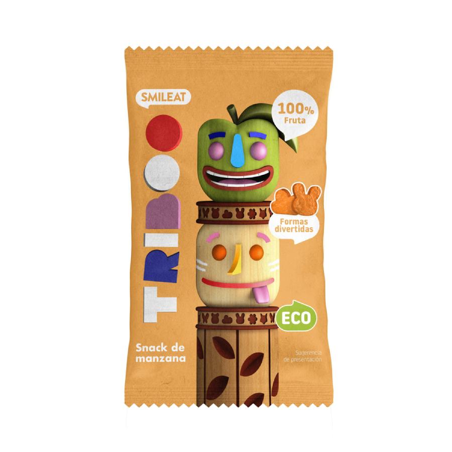 Pakket van 2 stuks ECO-appelsnack 25 g Triboo