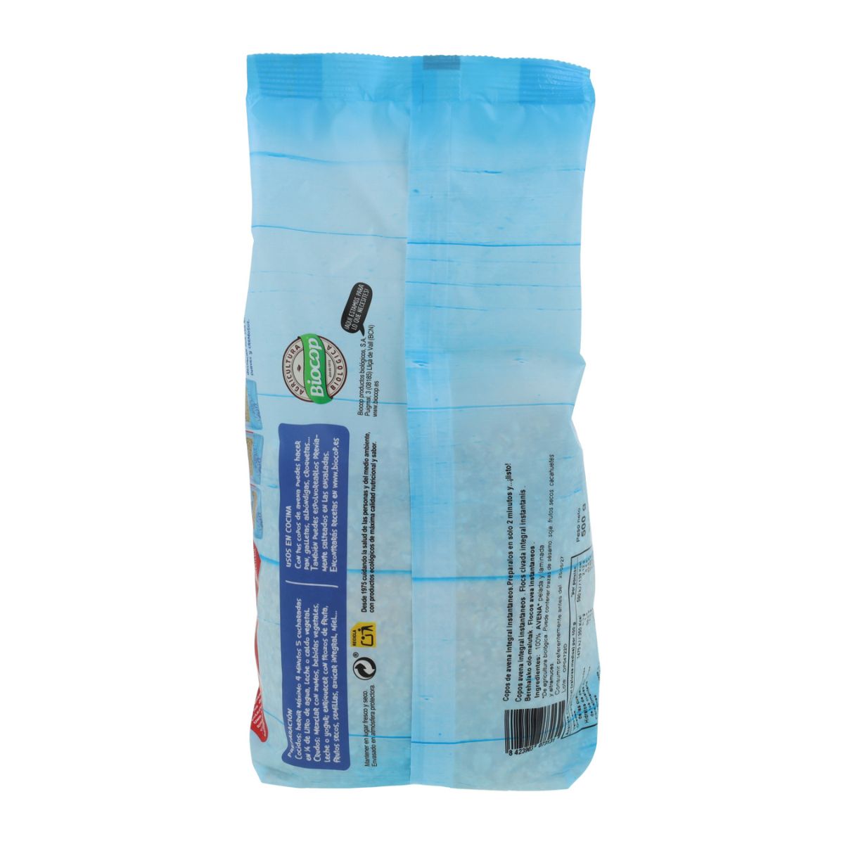 Flocons d'avoine complète instantanés Biocop 500 g