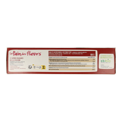 Pain de fleurs croustillant aux châtaignes bio 300 g