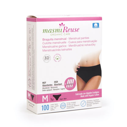 Masmi Organic Cotton Menstrual Panties Size S
