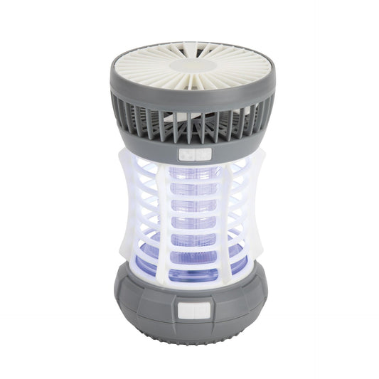 Élimine les insectes/lampe/lampe de poche/ventilateur/lampe de secours « 5 en 1 ». 60 m². Extérieur/intérieur Jata