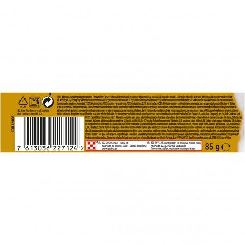 Confezione da 24 x GOURMET GOLD Doppio Piacere Pesce dell'Oceano & Spinaci Cibo umido 85 g