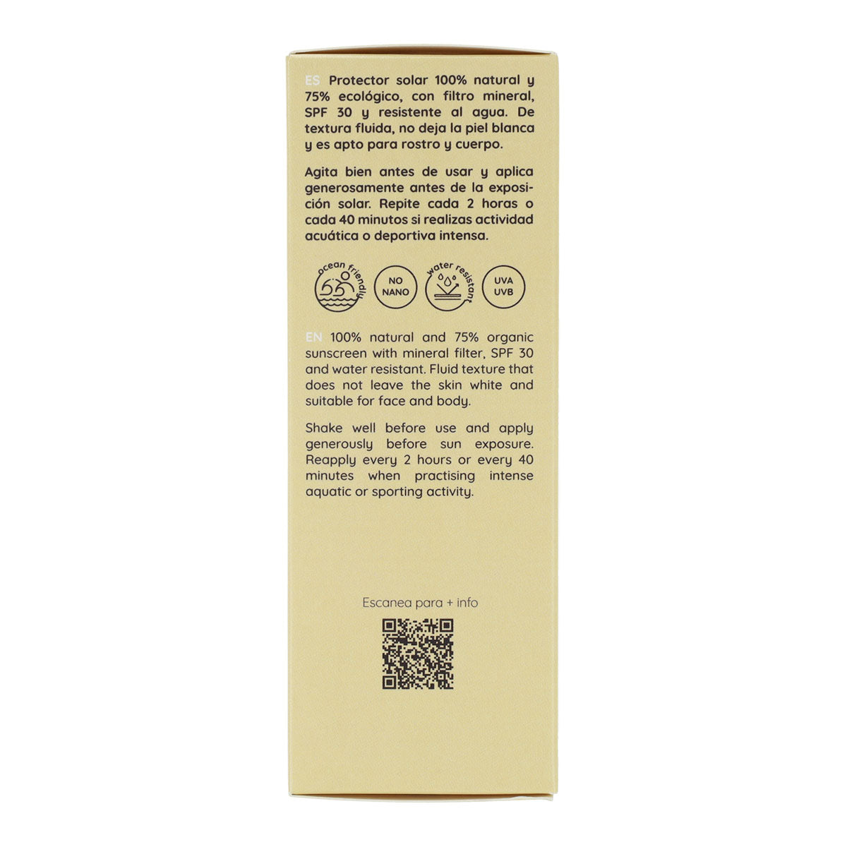 Lot de 2 flacons de crème solaire fluide SPF 30 BIO Matarrania 100 ml