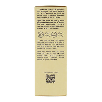 Lot de 2 flacons de crème solaire fluide SPF 30 BIO Matarrania 100 ml