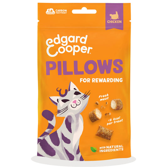 Friandises au poulet récompenses naturelles pour chats Edgard Cooper 60 g
