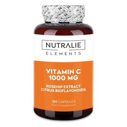Nutralie Vitamin C 1000 mg Rosehip + Vitamin C Antioxidant 180 capsules