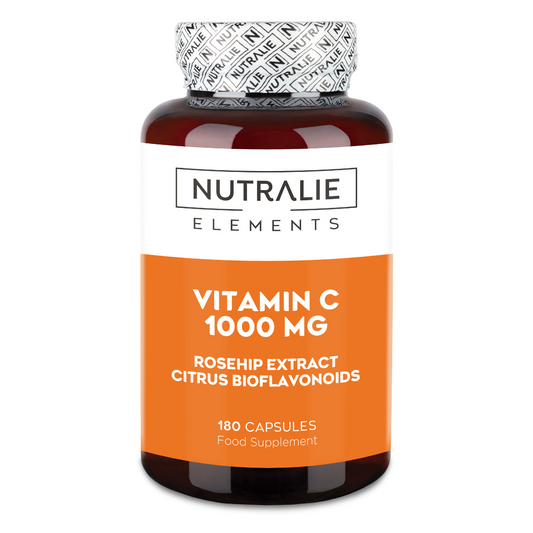 Nutralie Vitamine C 1000 mg Rose musquée + Vitamine C Antioxydant 180 gélules