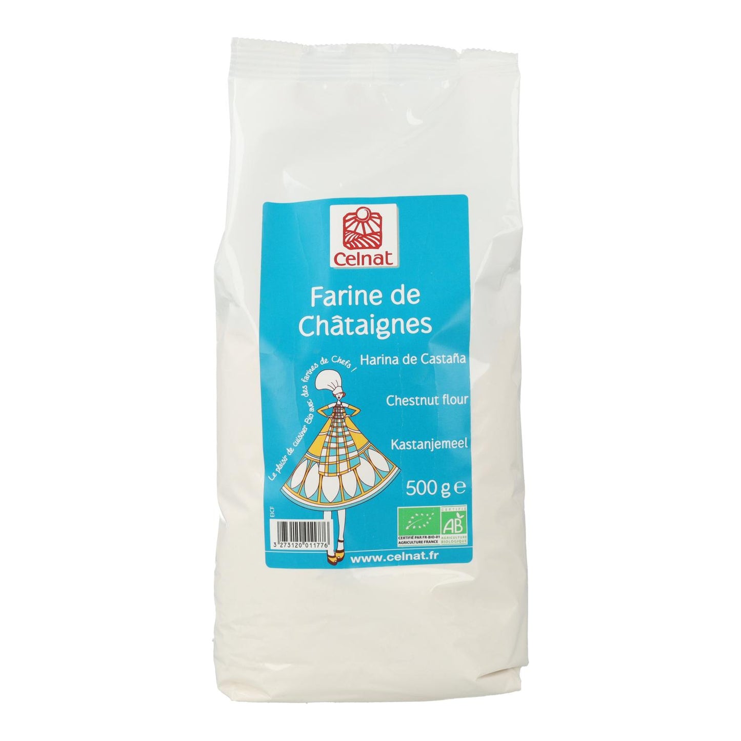 Biologische kastanjemeel Celnat 500 g