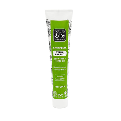Extra frisse tandpasta Echinacea & Munt BIO, NuturaBio Cosmetics, 125 ml