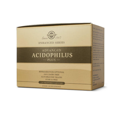 Advanced Acidophilus Plus vegan probiotic, 50 vegetable capsules
