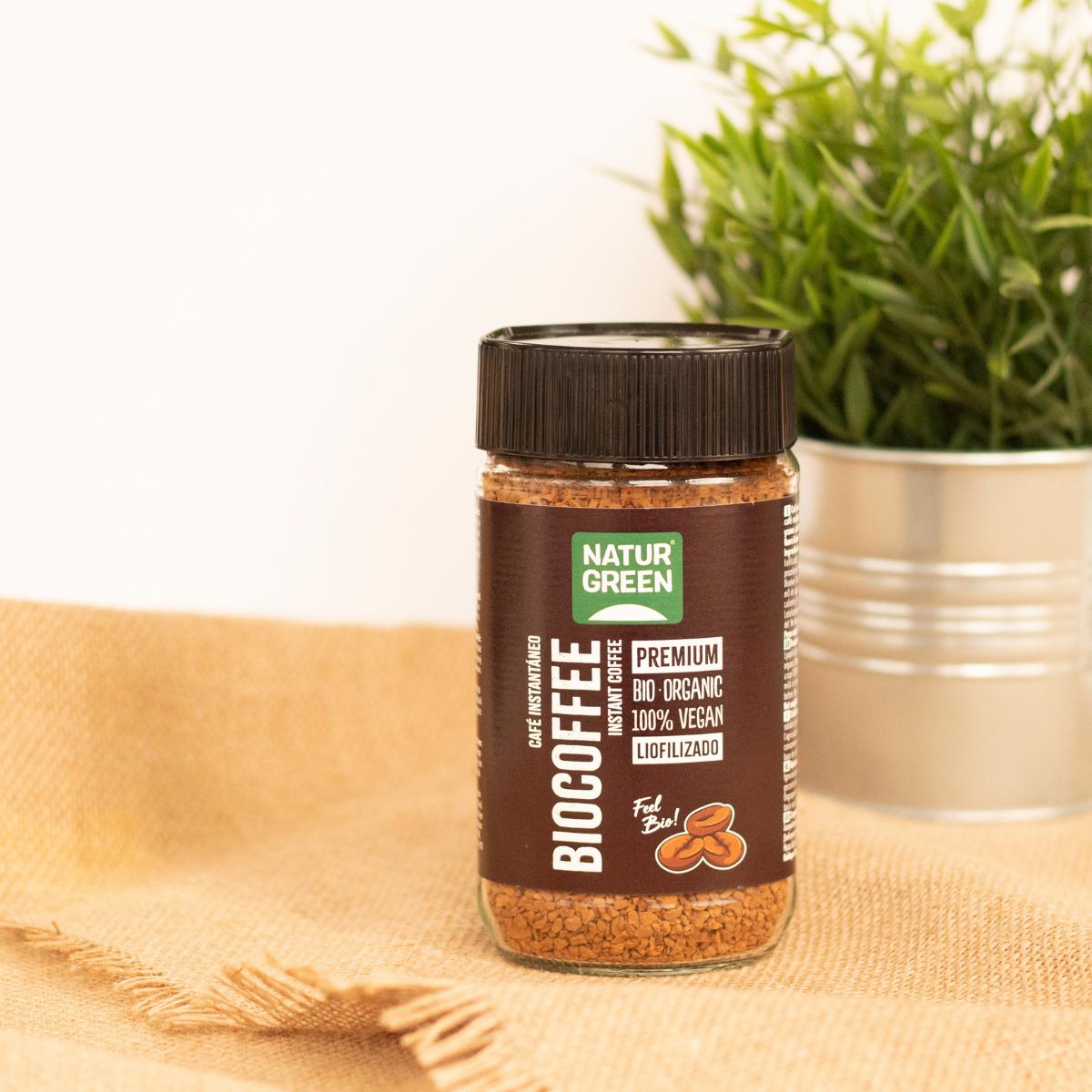 Café instantané bio Biocofee Naturgreen 100 g
