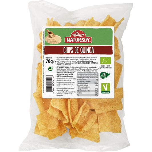 Quinoachips ECO, 70 g. Natursoy