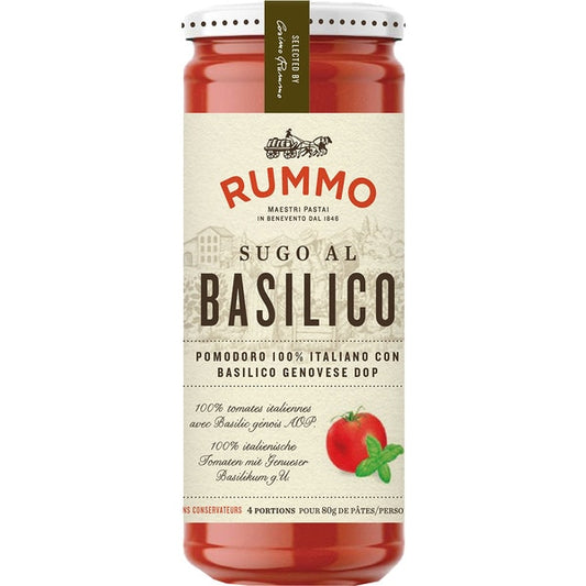 Sauce tomate au rhum et basilic génois 340 g