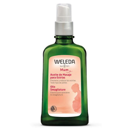Confezione da 2 oli da massaggio anti-smagliature, Weleda, 100 ml