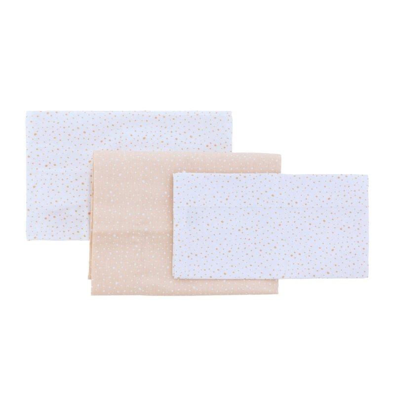 Lenzuolo per culla 3 pezzi Cambrass Be Teckel Melocoton