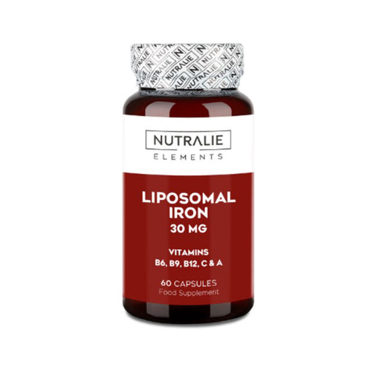 Liposomalt järn 30 mg + B6 + B12 Trötthet, Nutralie, 60 kapslar