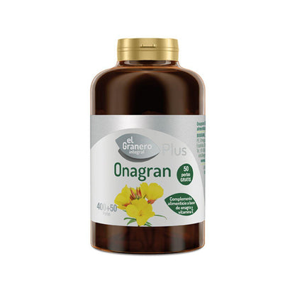 Onagran Olio di enotera El Granero, 400+50 capsule da 700 mg
