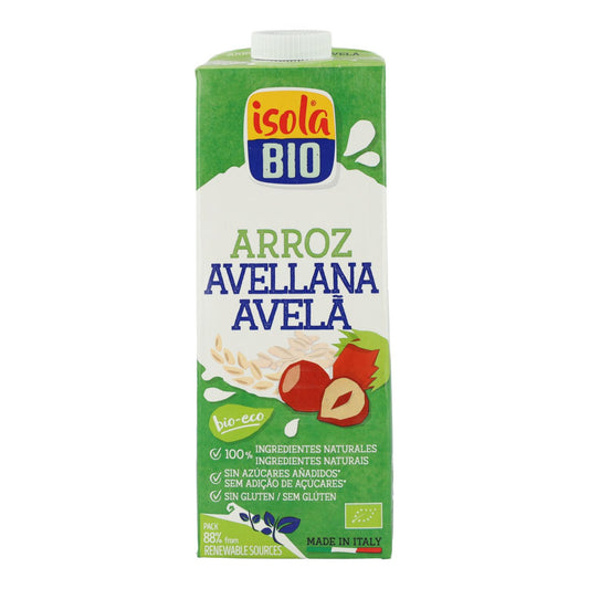 Boisson BIO Riz et Noisette, Isola Bio, 1 L