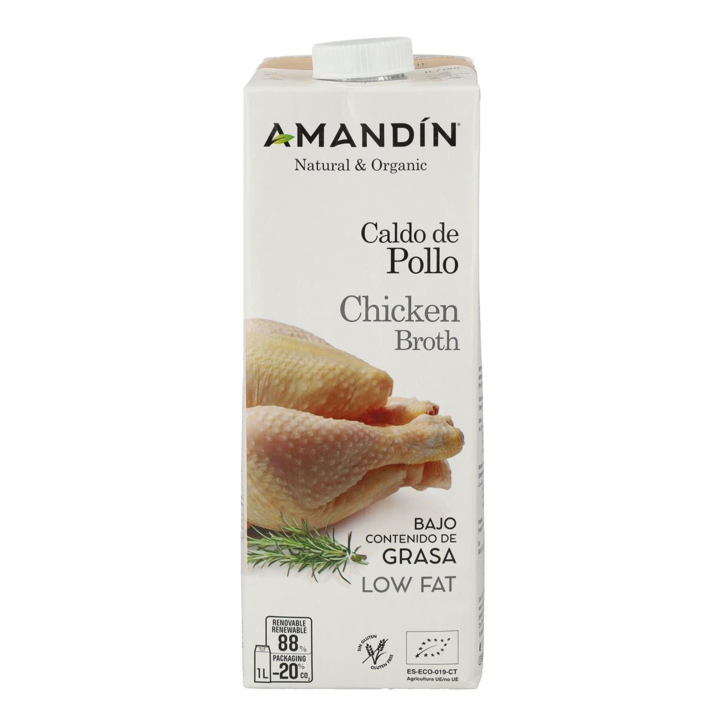 Bouillon de poulet Amandin 1L