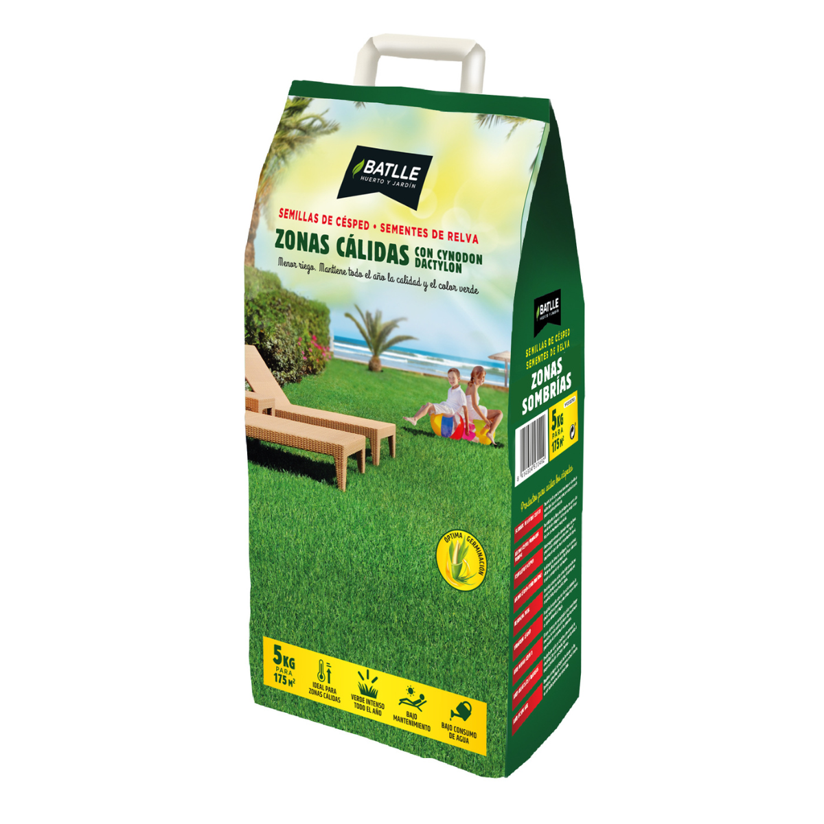 Rasen-Samen für warme Gebiete mit Cynodon dactylon 5 kg