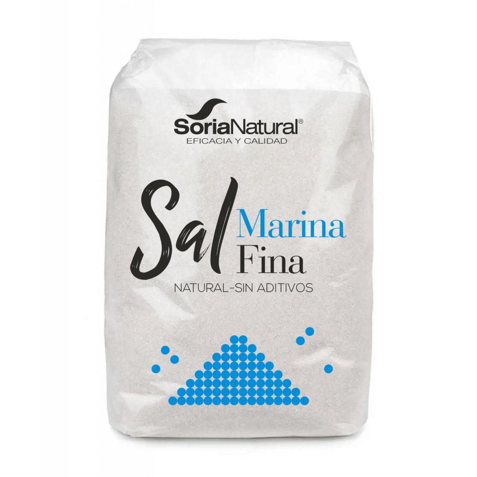 Soria Natural Fine Sea Salt 1 kg