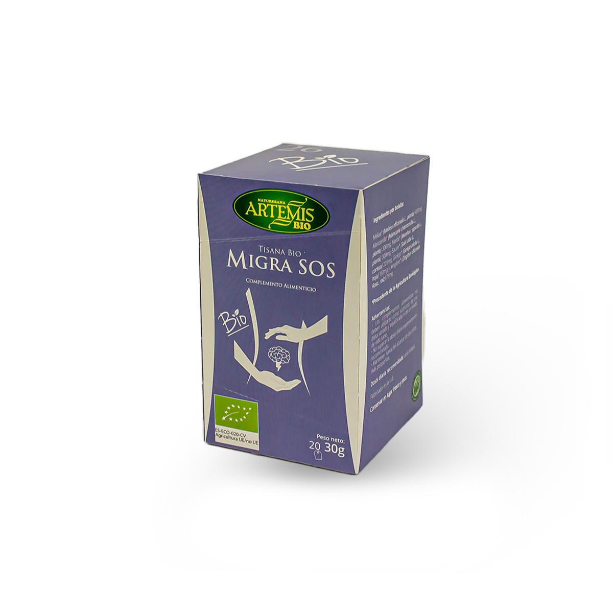 Herbata ziołowa Migra SOS Eco Artemis, 20 filtrów.