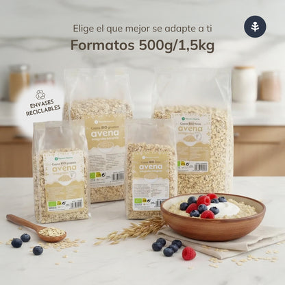 Coarse Oat Flakes Gluten Free ECO Planeta Huerto 1,5 Kg