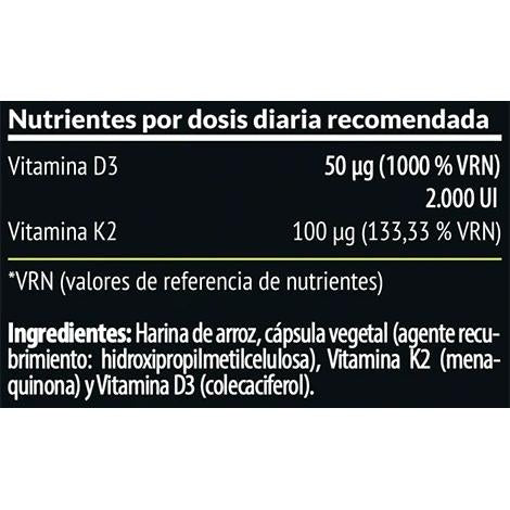 DKbull Vitaminen D3 + K2 Paleobull 60 capsules