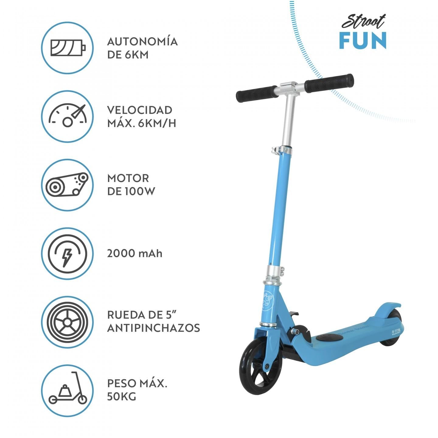 Elektroroller Olsson Fun Blau