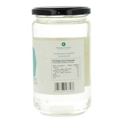 Lot de 6 bouteilles d'huile de coco désodorisée ECO Planeta Huerto 500 ml