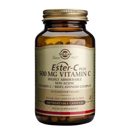 Ester C plus Vitamin C 500 mg Solgar 100 vegetarian capsules