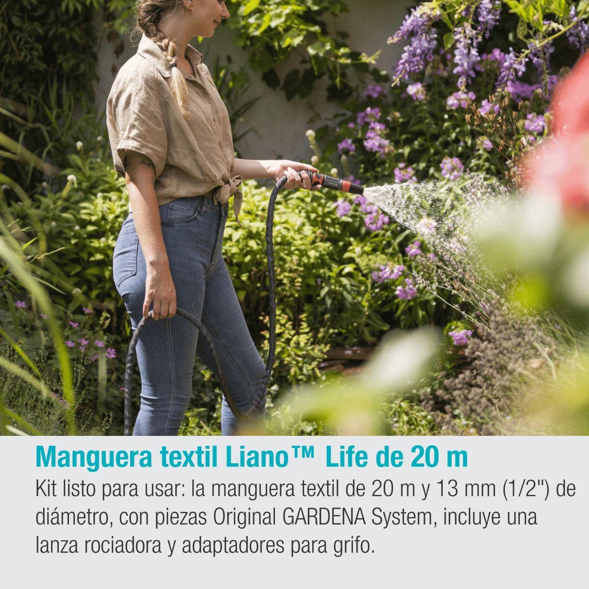 Set manguera Liano Life Gardena 20 m