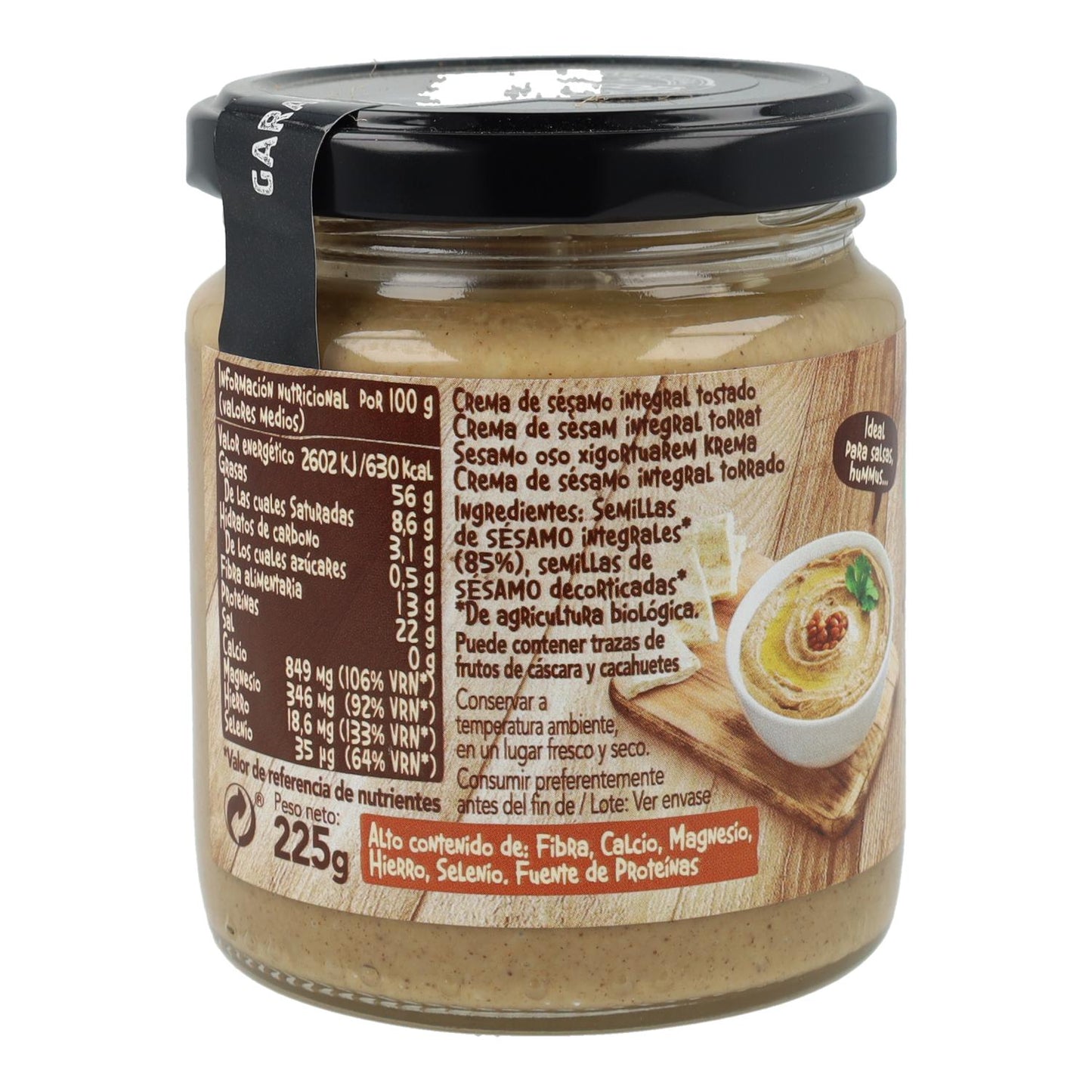 Biocop Unsalted Toasted Wholemeal Tahini 500 g