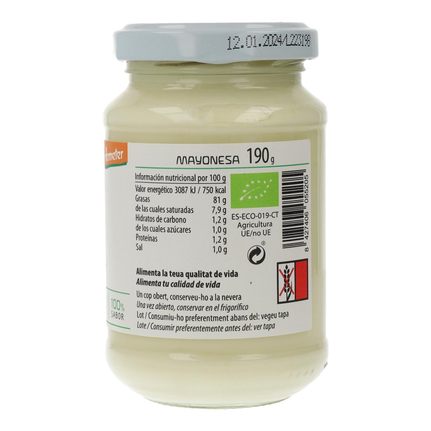 Mayonnaise ECO Cal Valls 190 g